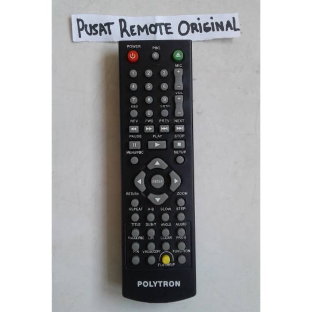 REMOTE REMOT DVD PLAYER POLYTRON GRADE ORIGINAL