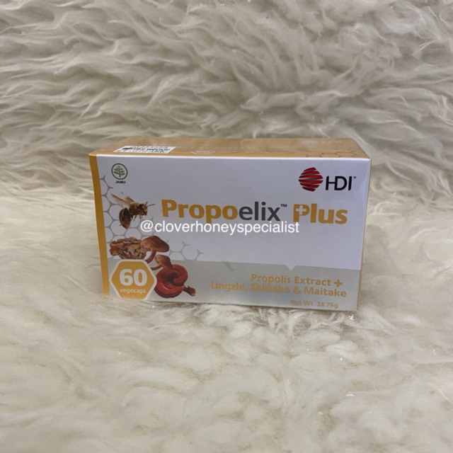 HDI Propoelix Plus (100% ORI) Vitamin Suplemen 60 kapsul. GRATIS ONGKIR GOJEK GRAB.