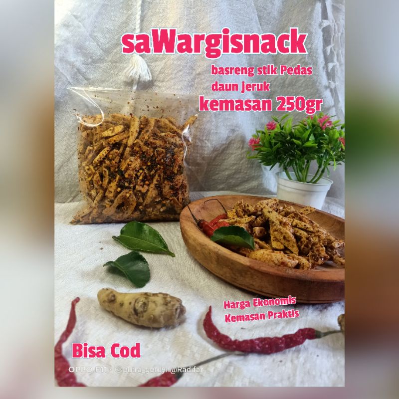 

Basreng stik pedas daun jeruk 250 gram