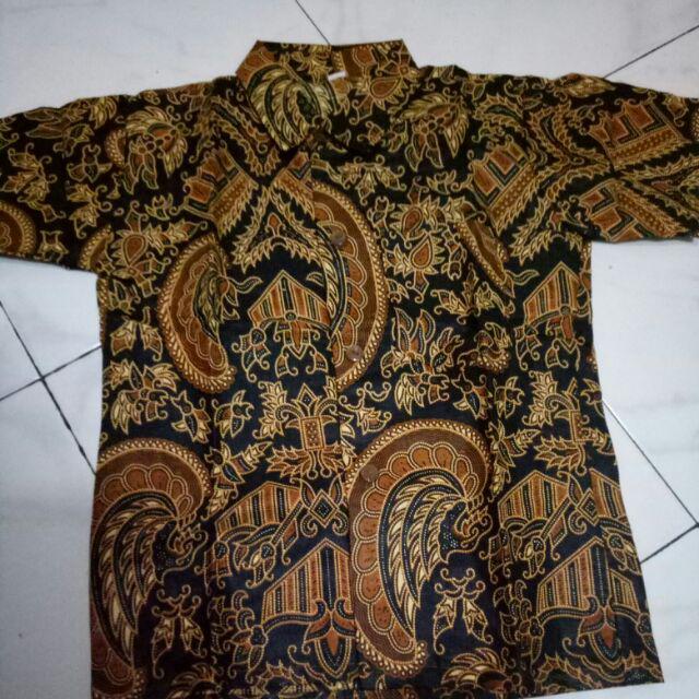 Kemeja Hem Batik Anak Size S Utk Usia 2th - 4th