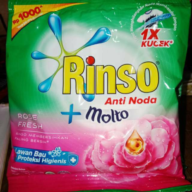 RINSO MOLTO 6X44 GR ROSE FRESH