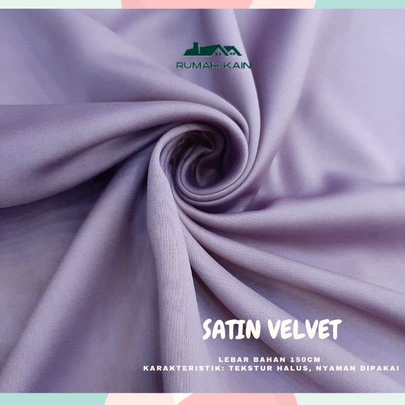 MURAH HEMAT Kain Satin Velvet/ Velvet/ Kain Satin/ Silk/ Glossy