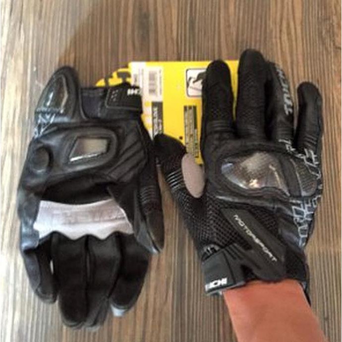 Kualitas Terbaik sarung tangan motor rs taichi rst 443 / glove taichi rst 443 hitam MURAH