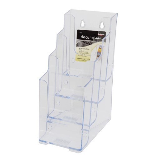 

(TERLARIS) Rak Brosur Deflecto 4-Tier Multi Pocket #77701