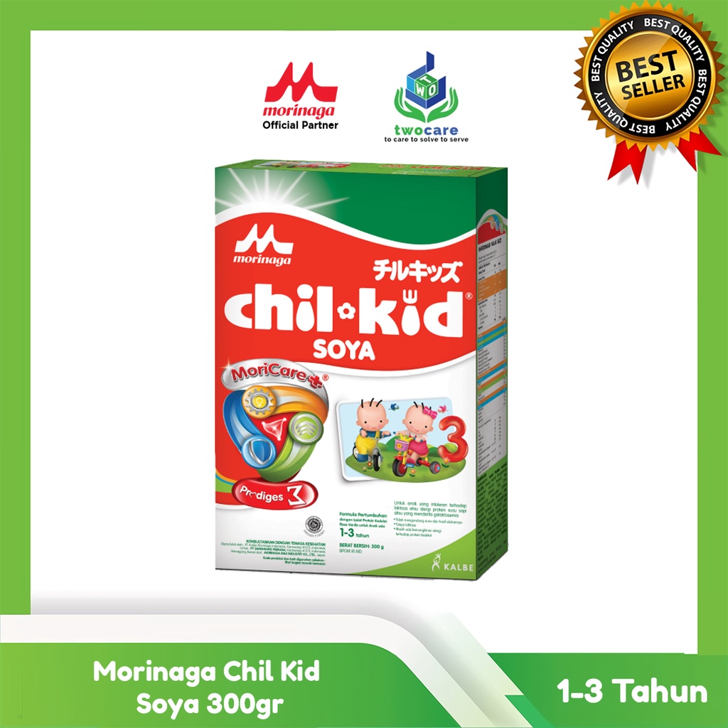 Morinaga Chil Kid Soya 300 gr Moricare Prodigies Madu - Susu Pertumbuhan Anak Alergi Susu Sapi