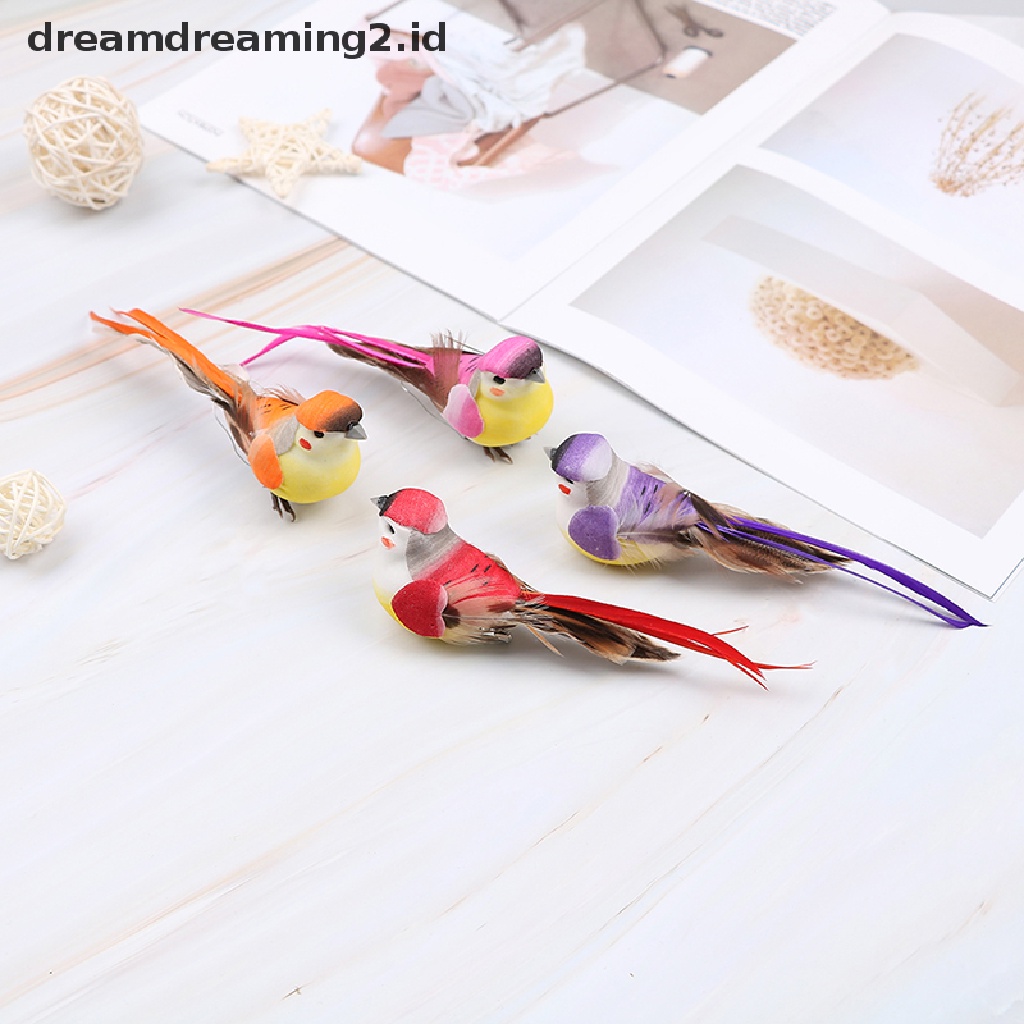 Set Ornamen Sarang Burung mini Buatan Untuk Dekorasi Taman