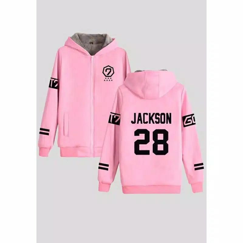 JAKET GOT7 BIGSIZE KPOP/ HOODIE ZIPPER MEMBER IGOT7 ALL SIZE S M L XL XXL 3XL 4XL 5XL 6XL