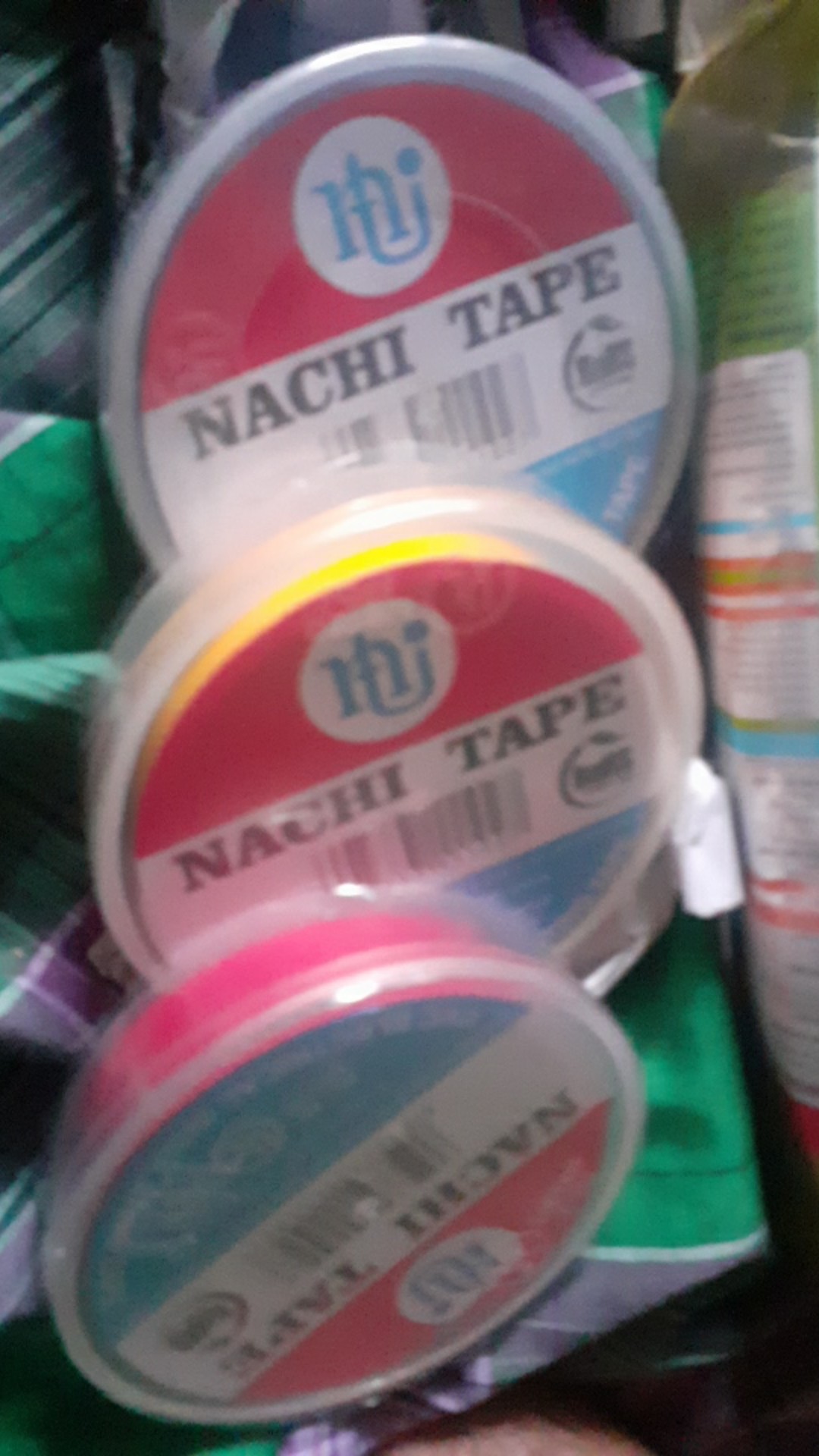 Isolasi Listrik Nachi 19mm X 20meter Black / Pvc Tape