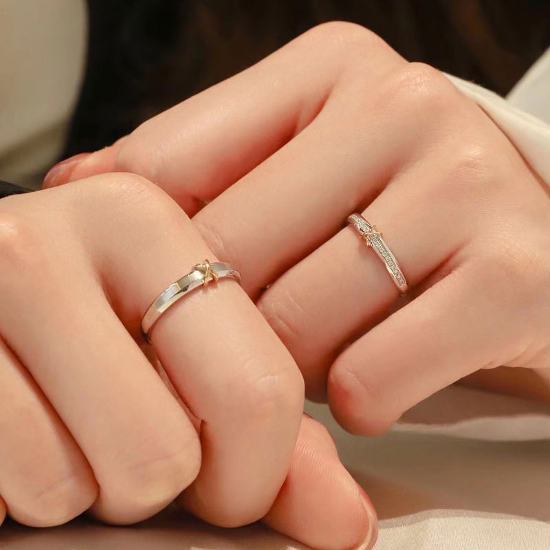 Cincin Berlian 925 silver Untuk Pria Dan Wanita