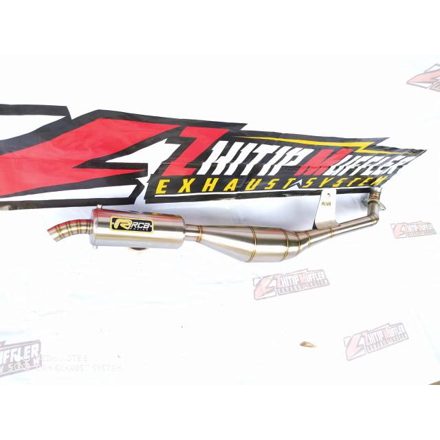 Knalpot Racing YAMAHA ALFA RCB Full Stainles