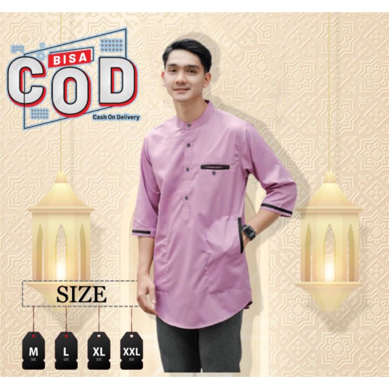 BAJU KOKO PRIA LILAC Habib