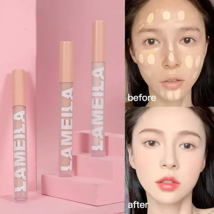 Lameila 1031 Liquid Concealer Matte  Full Cover Tahan Lama Waterproof / Make Up Penutup Noda Pada Wajah