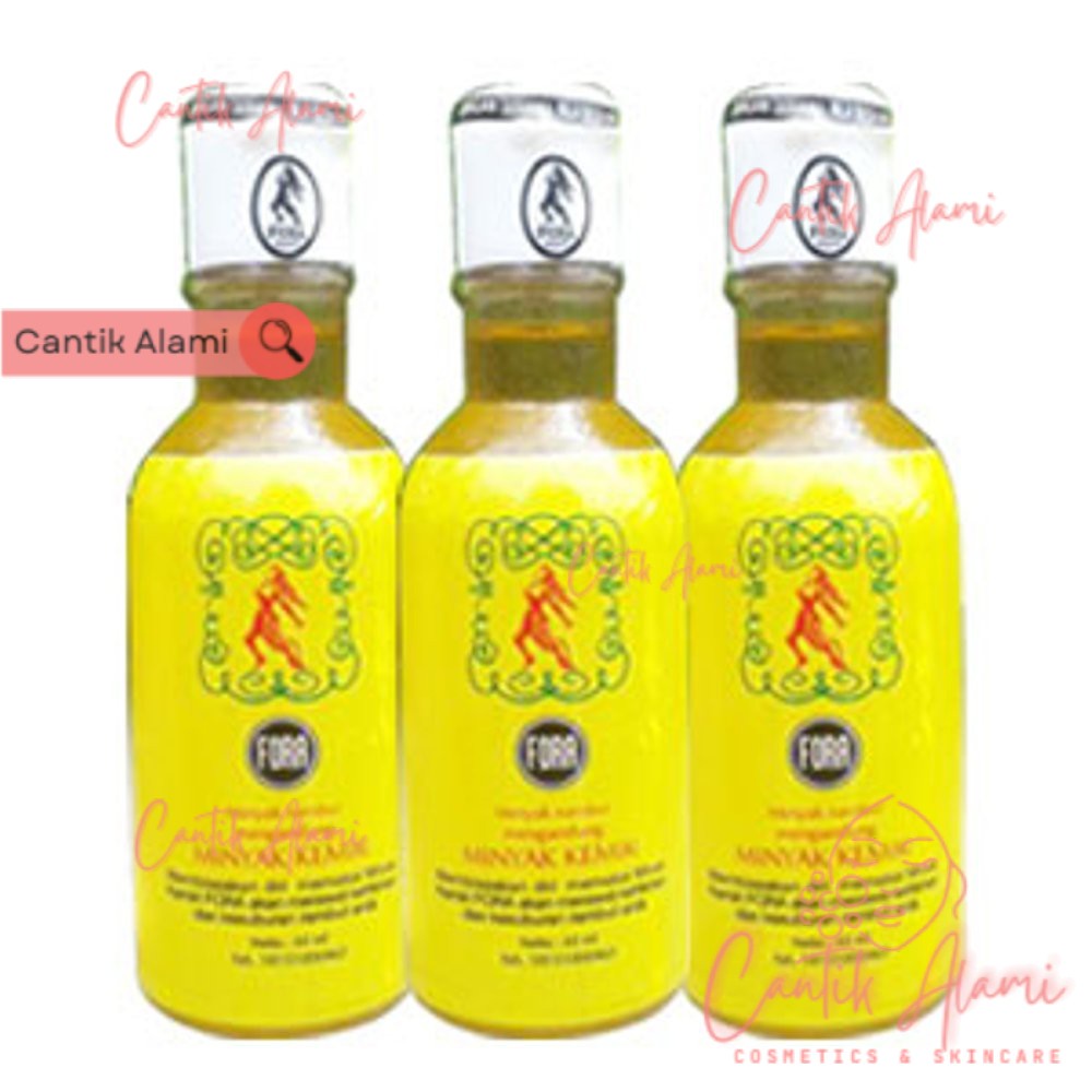 ❤️CANTIK ALAMI❤️Minyak Kemiri FORA Botol Kuning 65ml Original Bpom