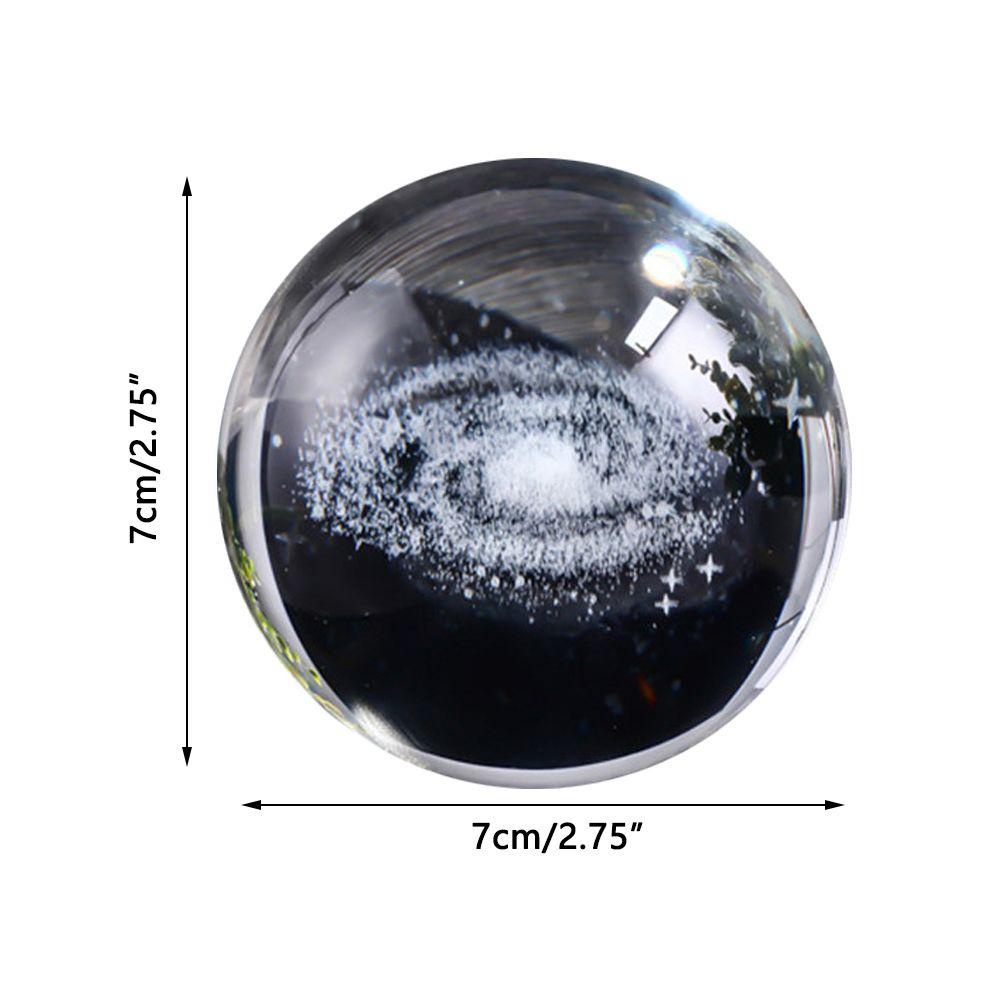 Suyo Bola Kristal Ukir Laser 3D Kreatif Untuk Dekorasi Kamar Tidur
