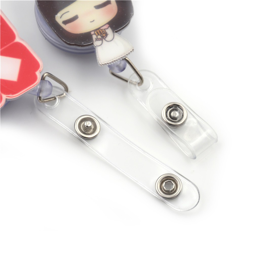 Badge Reel Retractable Untuk Kartu Namaid Card