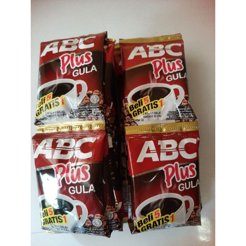 Kopi ABC Plus Gula 10 x 18gr