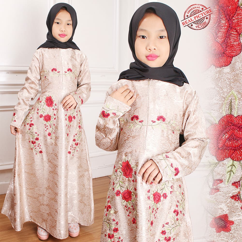 maxi laluna kid/gamis maxi anak2/fashion anak perempuan