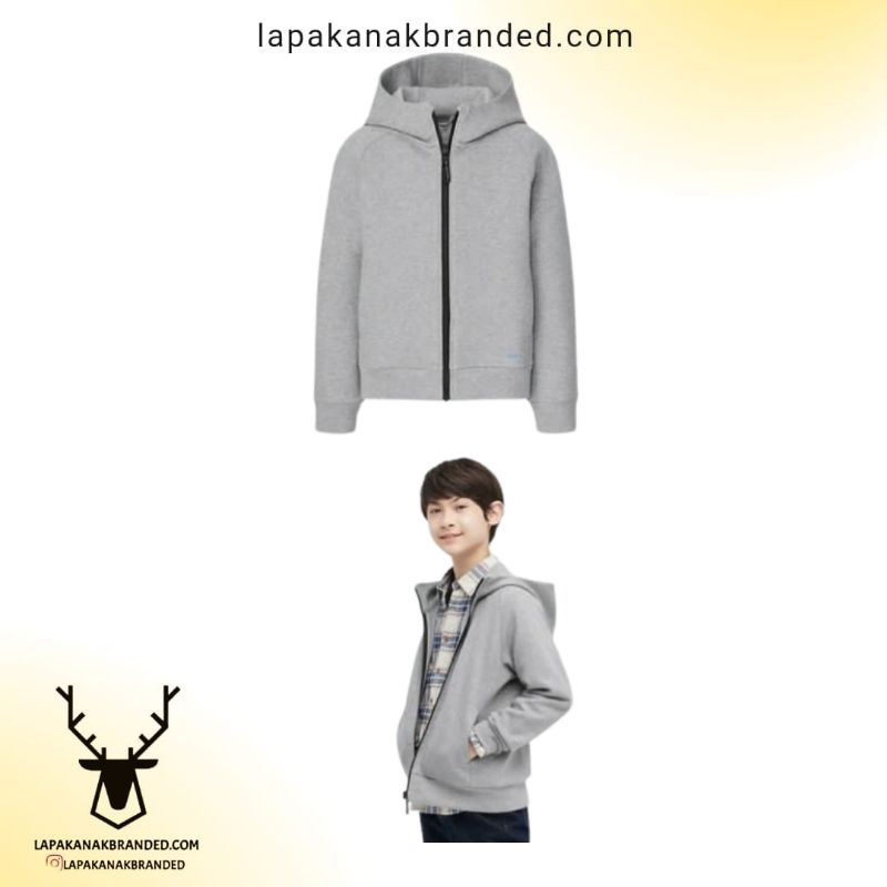 LAB branded jaket anak cowok/laki laki uniqlo size:5-11y