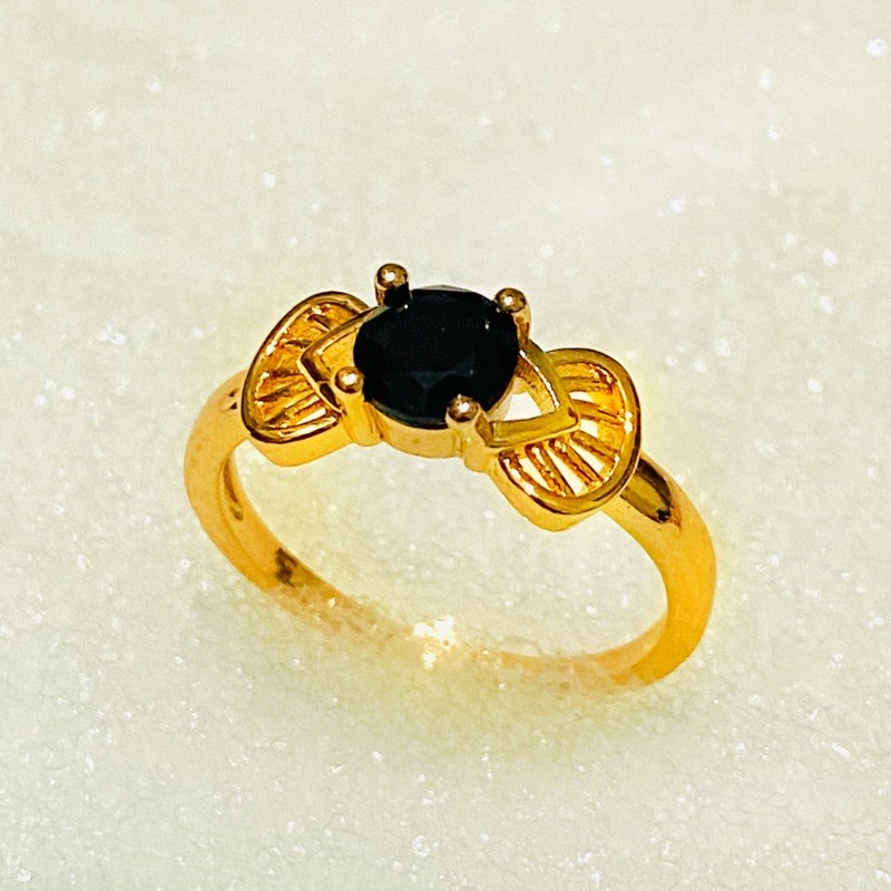 cincin wanita //cincin permata warna //cincin lapis emas //perhiasan wanita //cincin