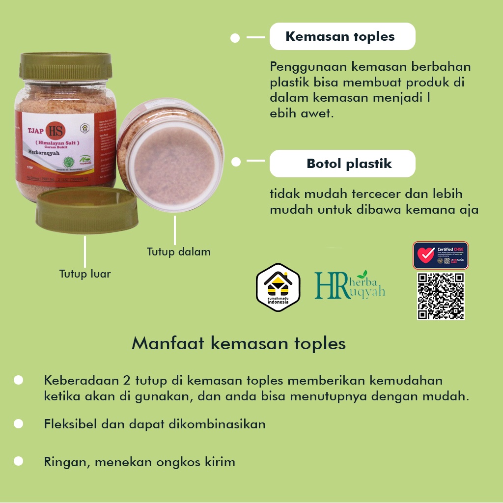 Garam Himalaya Asli Original Himalayan Salt Original Premium 170 Gram Garem Himalaya Garam Dapur Himalaya Salt