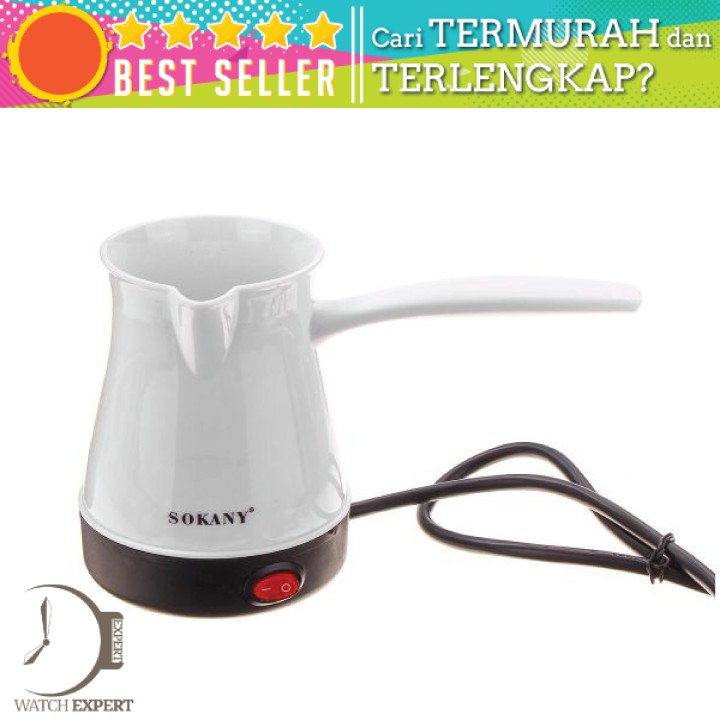 Bisa COD Teko Pemanas Elektrik Kopi Espresso Turki 600W 500ml - SOKANY SK-205