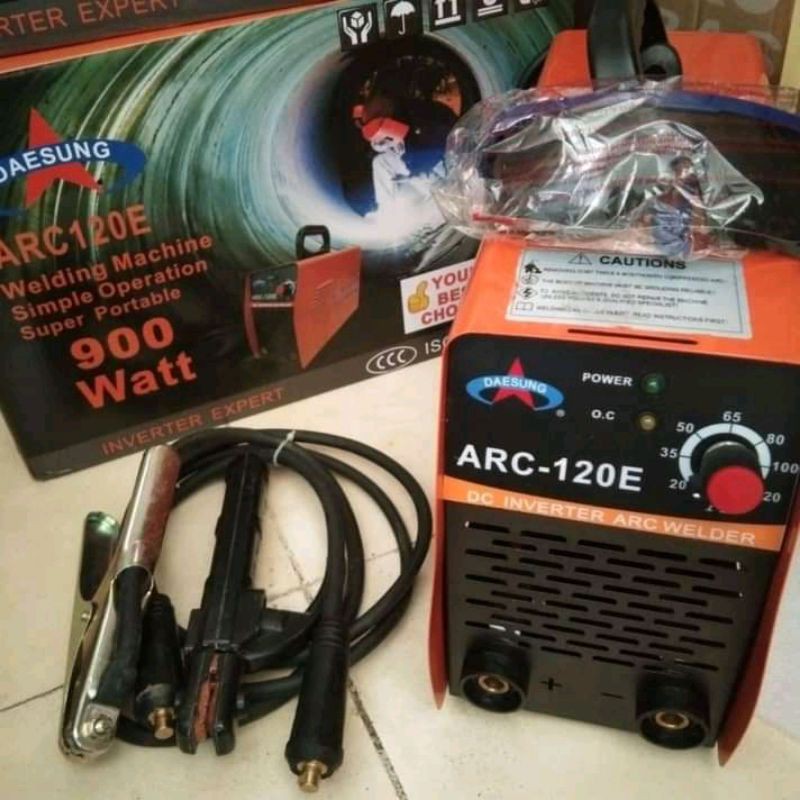 Mesin Las Inverter 900watt Daesung ARC-120E Daesung 900 watt