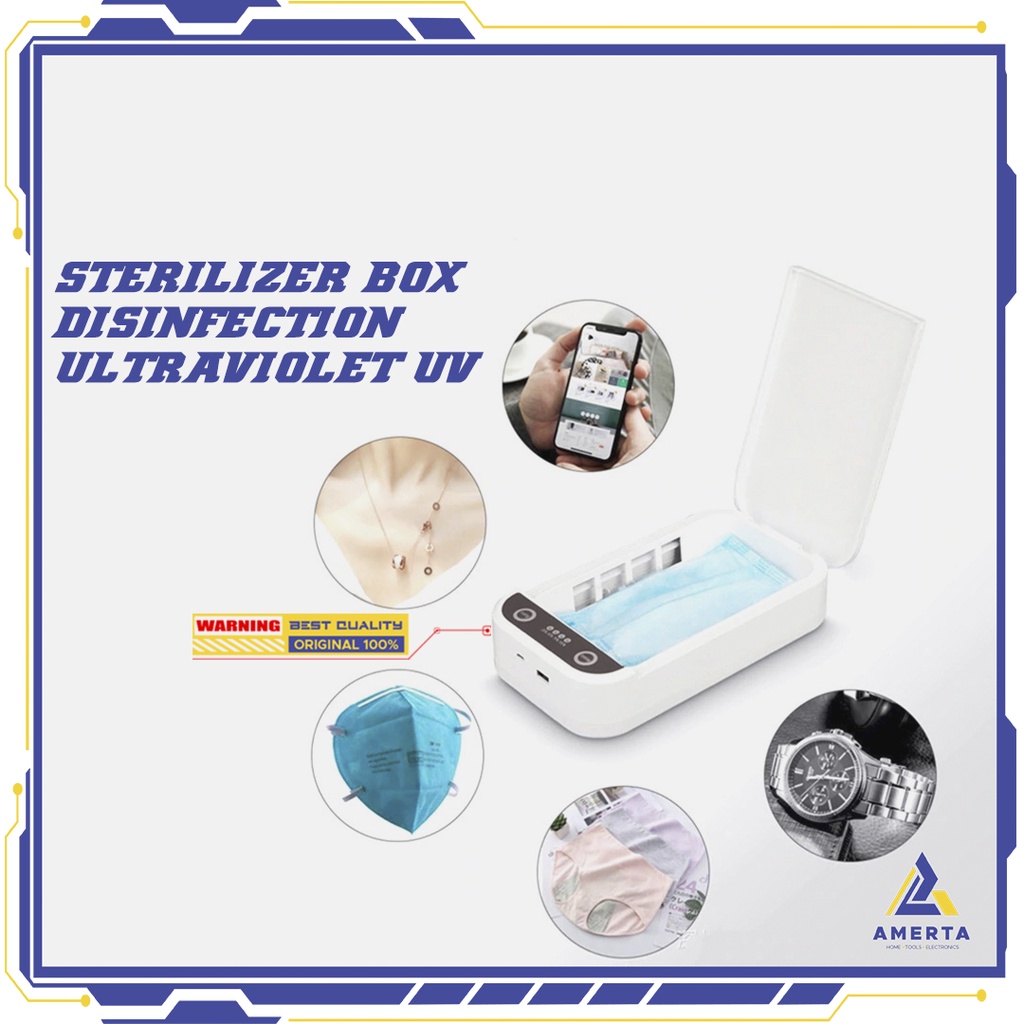 OUYORCAR Smartphone Sterilizer Box Disinfection Ultraviolet UV