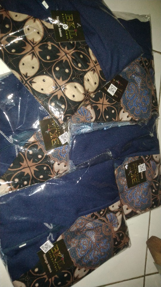 Atasan Batik Wanita Seragaman Dolby Dolbi Dobby Doby Tenun Sutra Tulis Halus Katun Atbm Baron Murah