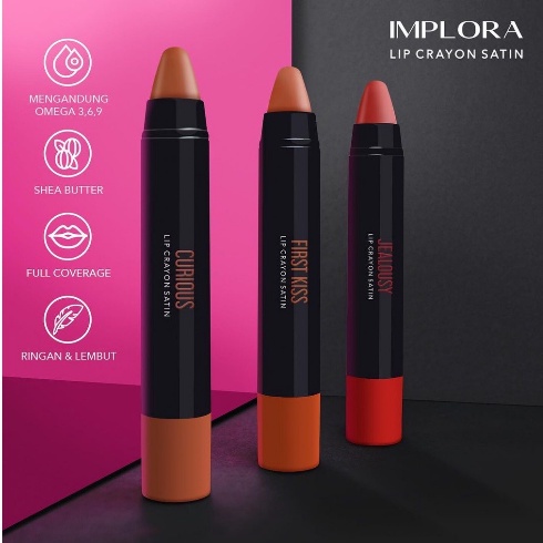 Implora Lip Crayon Satin - Lip Crayon