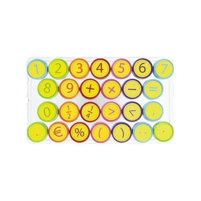 Mainan Stempel ANGKA