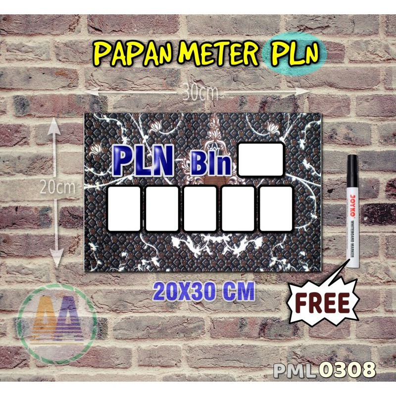 

Papan Meter Listrik PLN PAM motif Unik - Batik 08 - Toko2A
