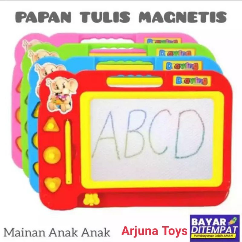 

Mainan Edukasi Papan Tulis Magnet / Magnetic Drawing Board / Magic Board