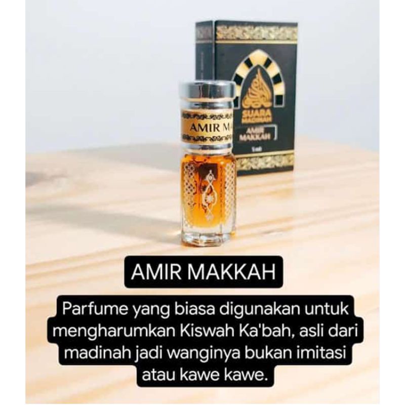 parfum amier makkah impor madinah original 3ml, tahan lama dan non alkohol