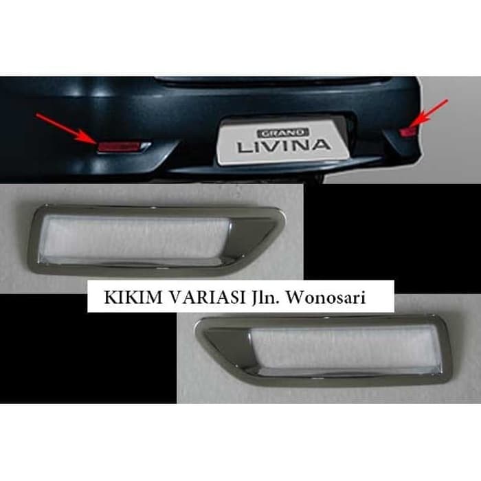 Ring reflektor bumper belakang Grand Livina