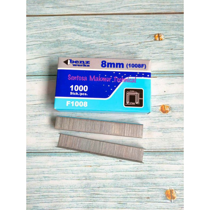 

BENZ 1008 F 8 MM Isi Refill Anak Hekter Staples Paku Tembak 1008F 8mm