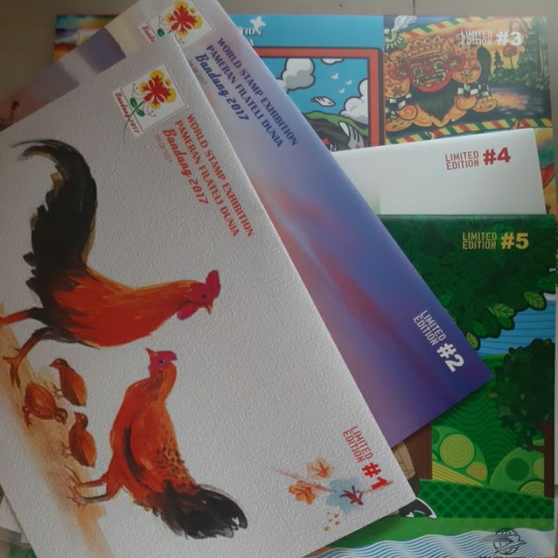 

Perangko pangko limited Edition Bandung 2017 langka