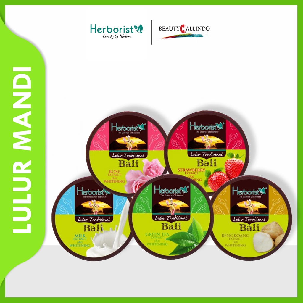 Herborist Lulur Tradisional Bali 100gr - 200gr Lulur Scrub Menghaluskan dan Mencerahkan Kulit