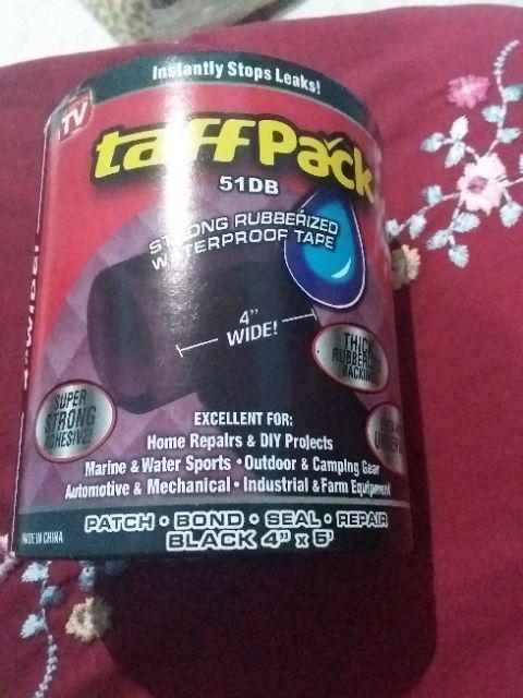 Taffpack Lakban Khusus Anti Bocor Anti Leak 10 X 152 Cm - 51db - Black<br />