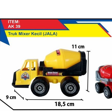 Mainan anak mobil mobilan truk konstruksi molen - truk molen AK39
