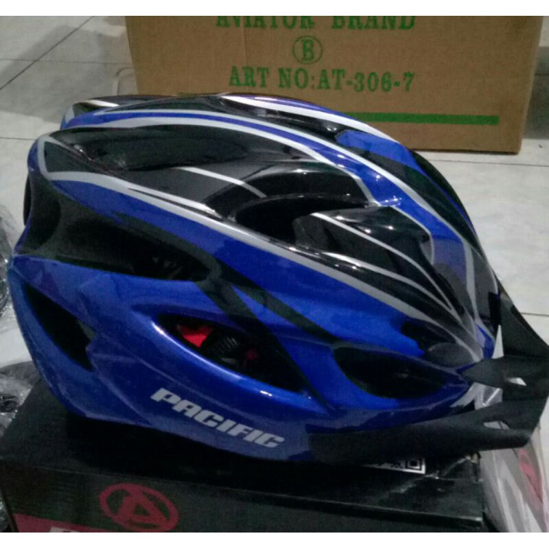 Helm sepeda sport balap MTB Gunung Downhill pacific Sepeda