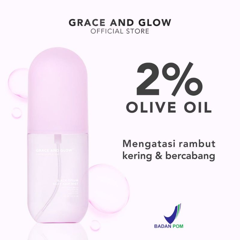 GRACE AND GLOW Daisy / Peony / Black Opium Hair Mist 100ml