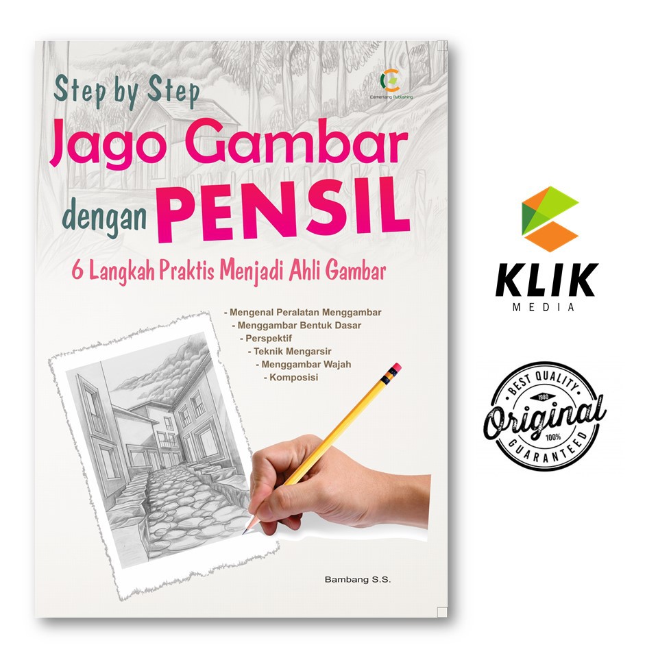 

CKLIK MEDIA - Buku Step By Step Jago Gambar dengan Pensil