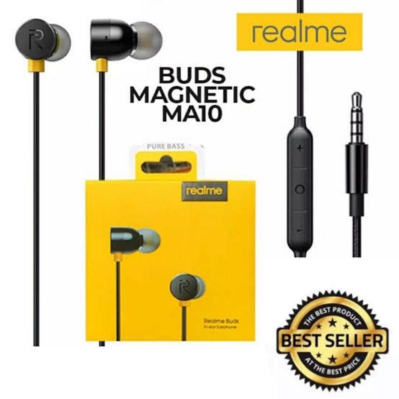 Headset Earphone Realme Buds Earphone Realme Super Mega Bass