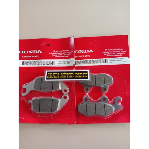 DISPED DEPAN BELAKANG SUPRA X 125 BATMAN/HONDA CS 1