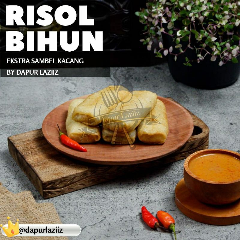 

RISOL BIHUN / RISOL RAWIT FROZEN ISI 10 - DAPUR LAZIIZ