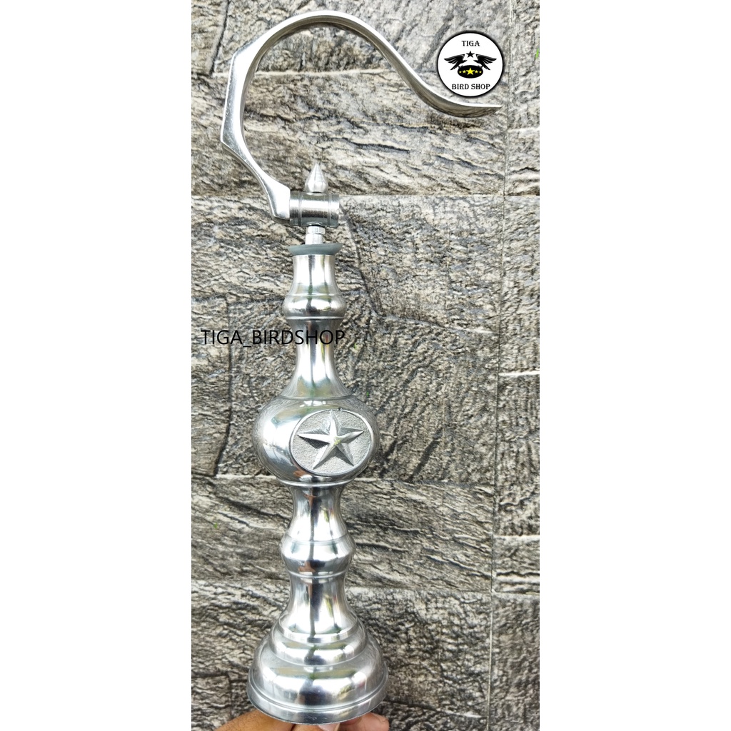 GANTUNGAN LIPAT BNR + PION PLECI BINTANG ANTI KARAT SANGKAR KANDANG BURUNG MURAI LOVEBIRD PLECI PREM