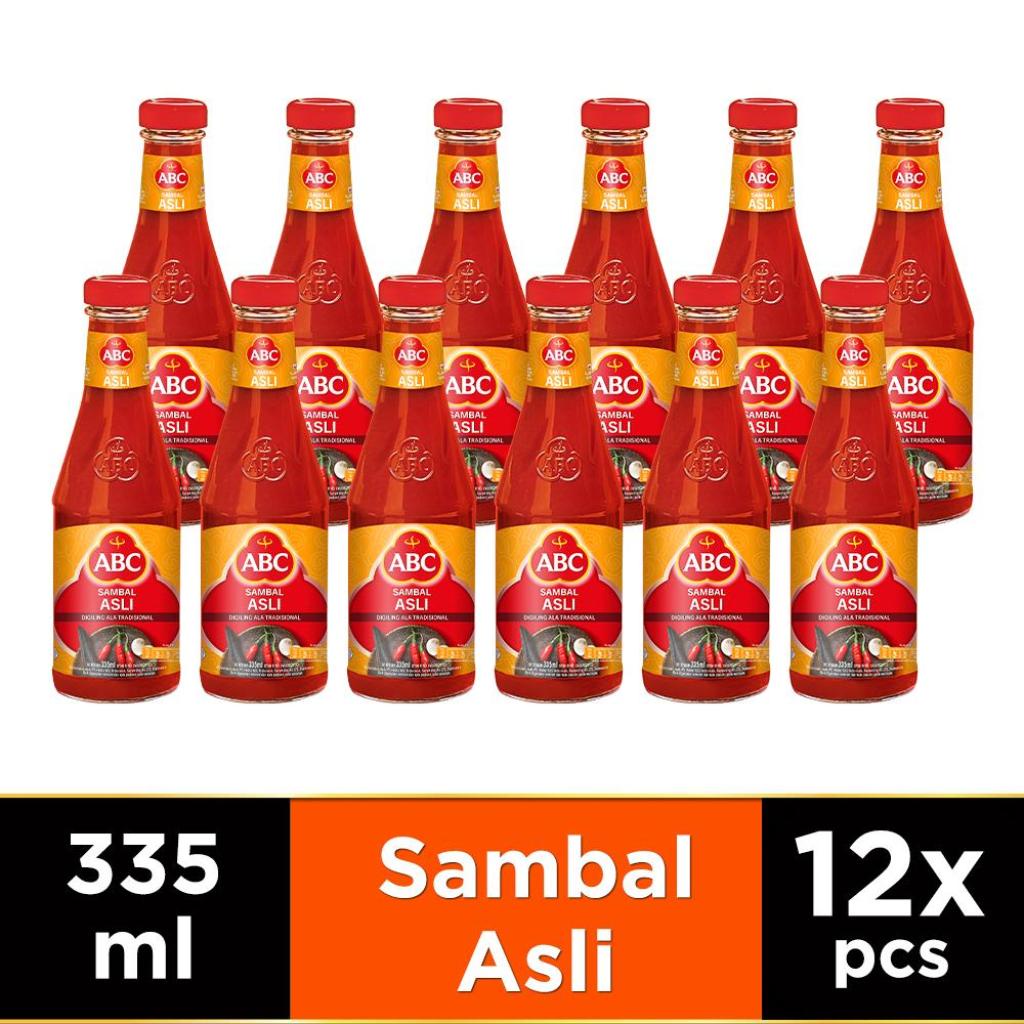 ABC Saus Sambal Asli 335 ml - Multipack 12 pcs