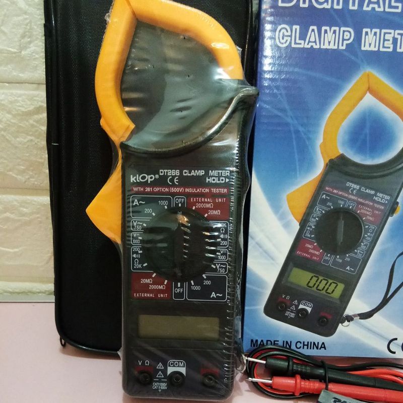 Tang Ampere Digital Clamp Meter DT266