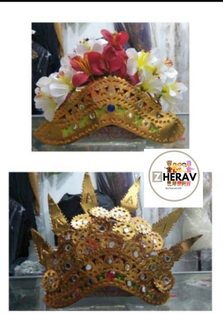 Mahkota Bali Legong Bunga /Kulit