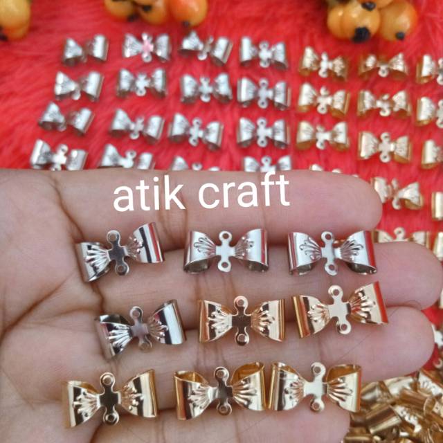 

Pita sambung kaleng gold dan silver 600 / pich